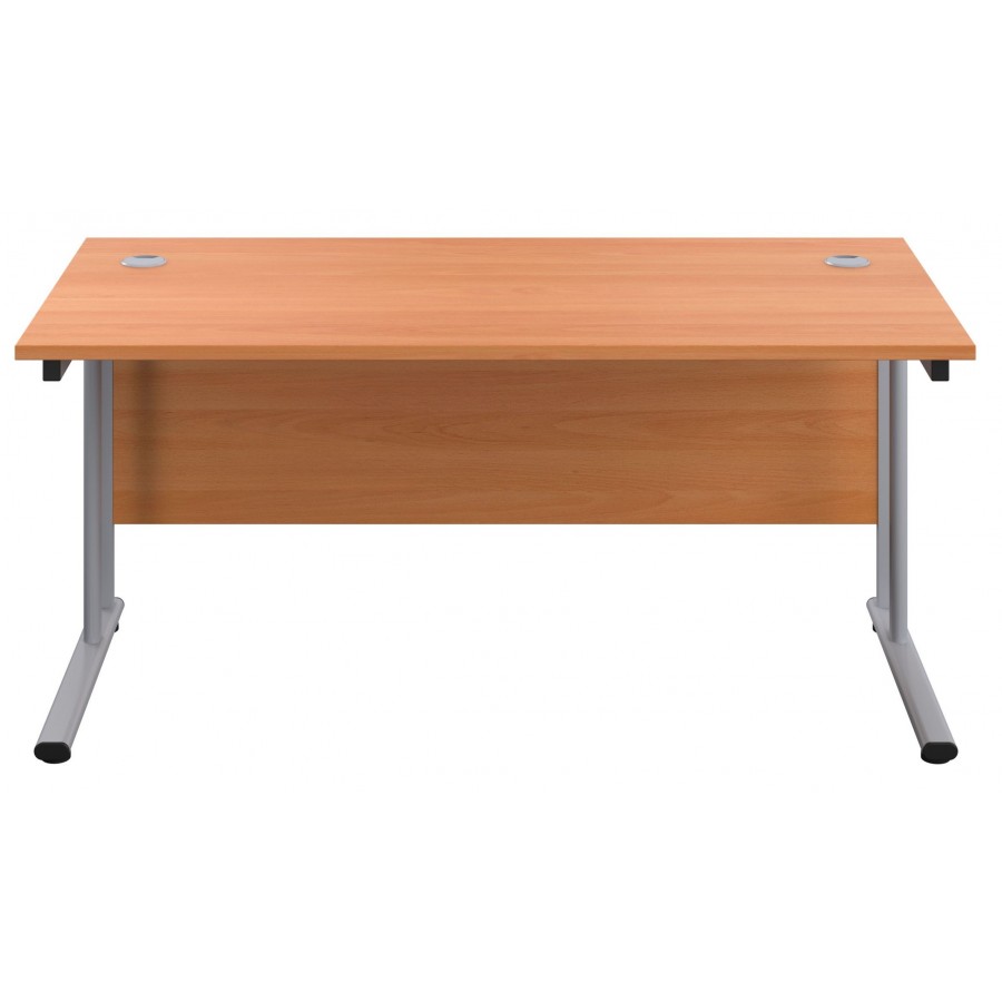 Olton Twin Cantilever 800mm Deep Straight Office Desk